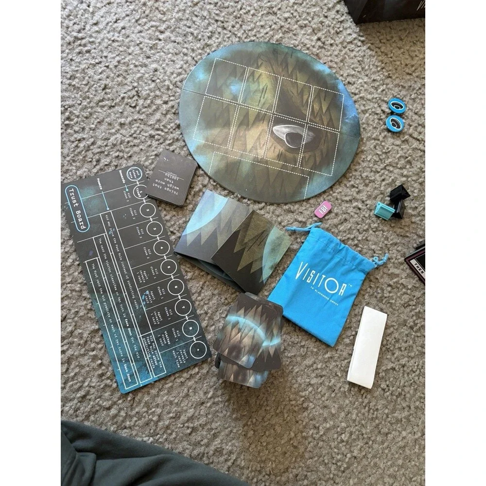 Visitor in Blackwood Grove board game by Resonym, excellent condition